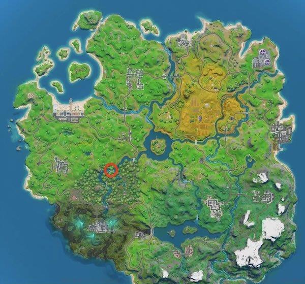 Fortnite hidden T location